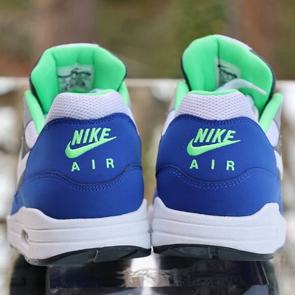 Nike Air Max 1 Essential Grey Hyper Blue - Picture 10 of 14